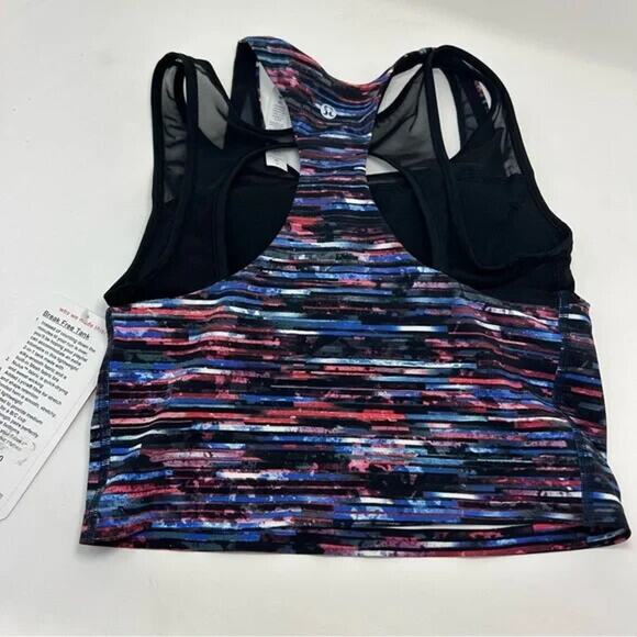 NWT lululemon break free tank hinshu alpine multi - Picture 2 of 2